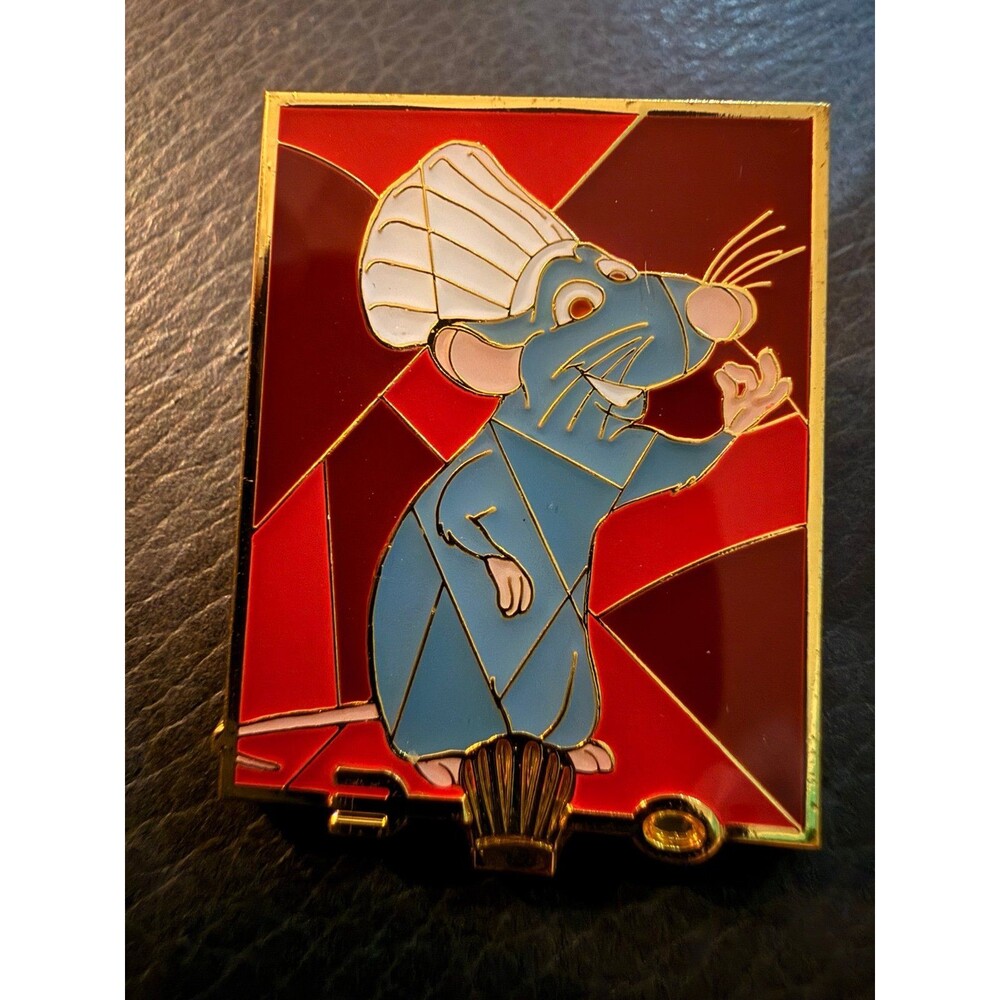 Loungefly Disney Pixar Stained Glass Portraits Remy Pin.